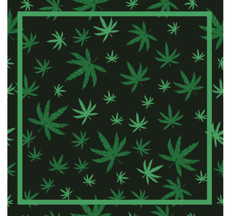 Rullgardin sovrum marijuanablad - Tenstickers
