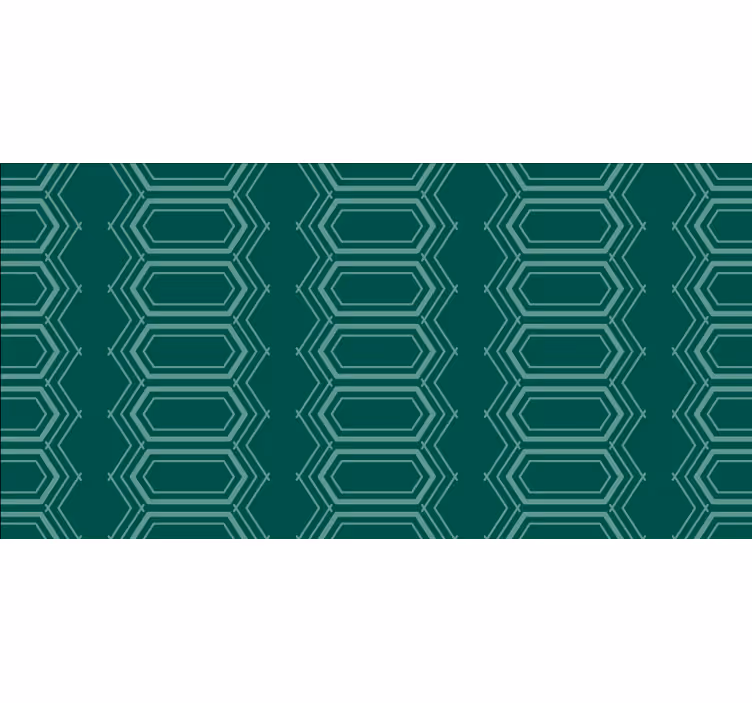 Rullgardin sovrum geometriskt mönster i gröna cirklar - Tenstickers