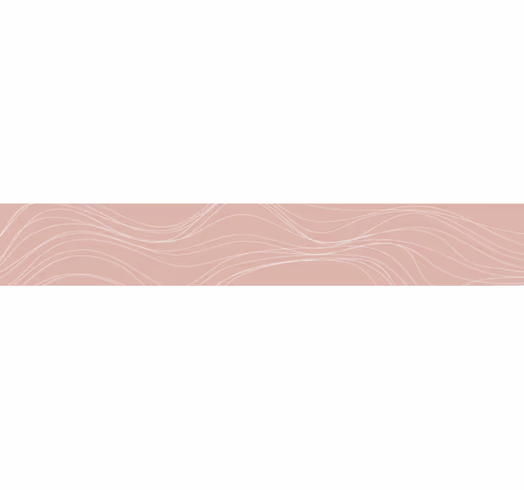 Rullgardin sovrum terracotta vågor - Tenstickers