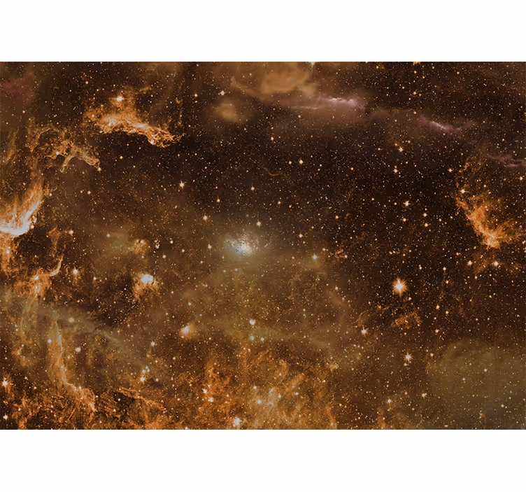 Rullgardin sovrum mystiska moln rymden cosmos - Tenstickers
