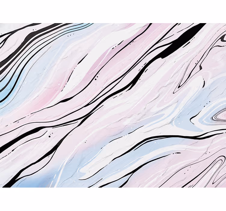 Rullgardin sovrum rosa svart abstrakt marmor design - Tenstickers