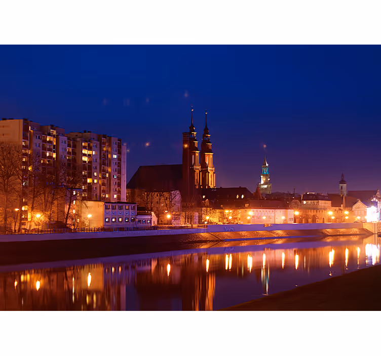 Rullgardin sovrum opole efter solnedgång - Tenstickers