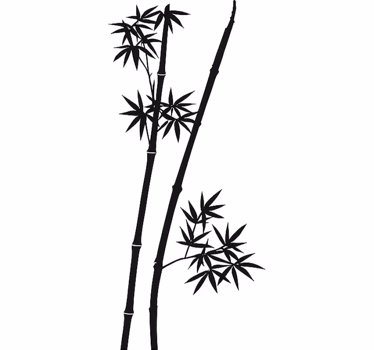 Vit rullgardin bambu stick - Tenstickers