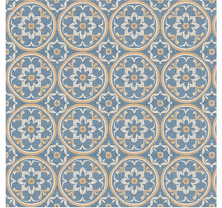 Rullgardin vardagsrum azulejo stil mat - Tenstickers