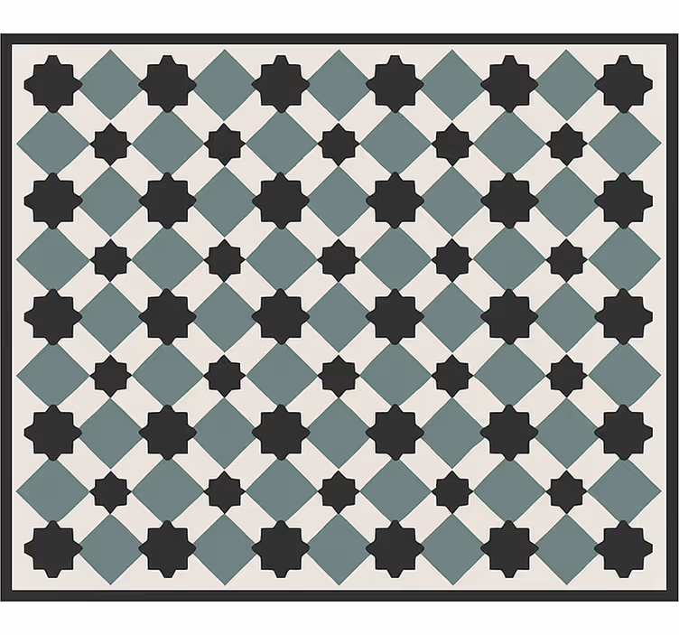 Rullgardin vardagsrum vintage star - Tenstickers