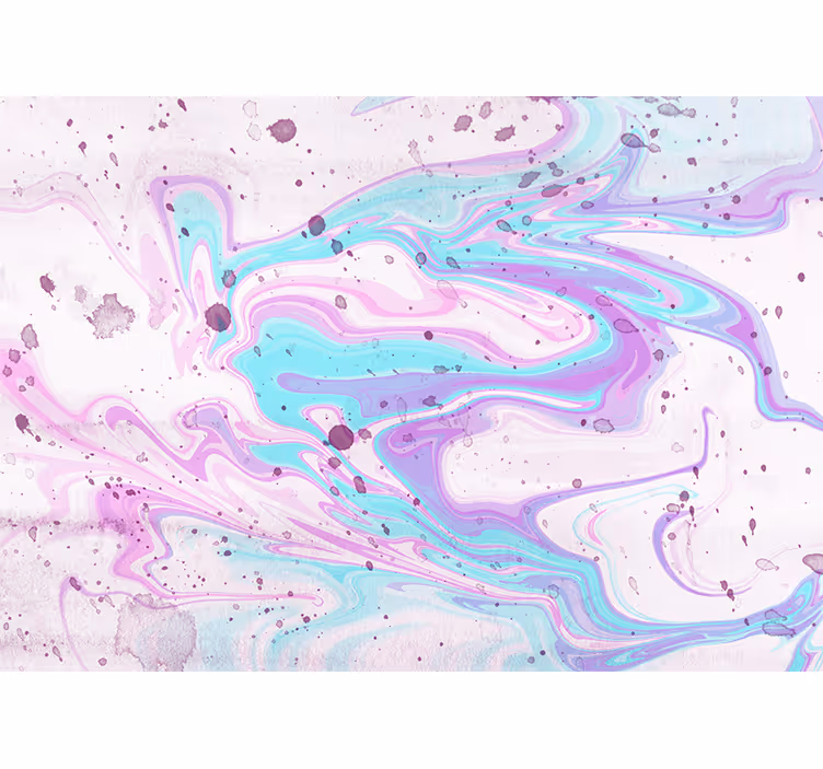 Rullgardin barn pastellrosa och lila marmor effekt - Tenstickers