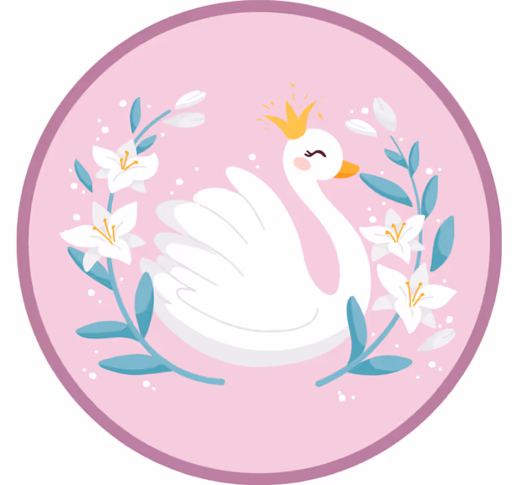 Rrullgardin barn svanprinsessa - Tenstickers