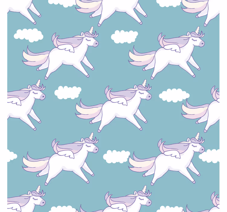 Rullgardin barn unicornmönster - Tenstickers
