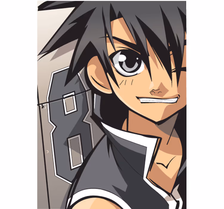 Rullgardin barn anime väggdekoration - Tenstickers