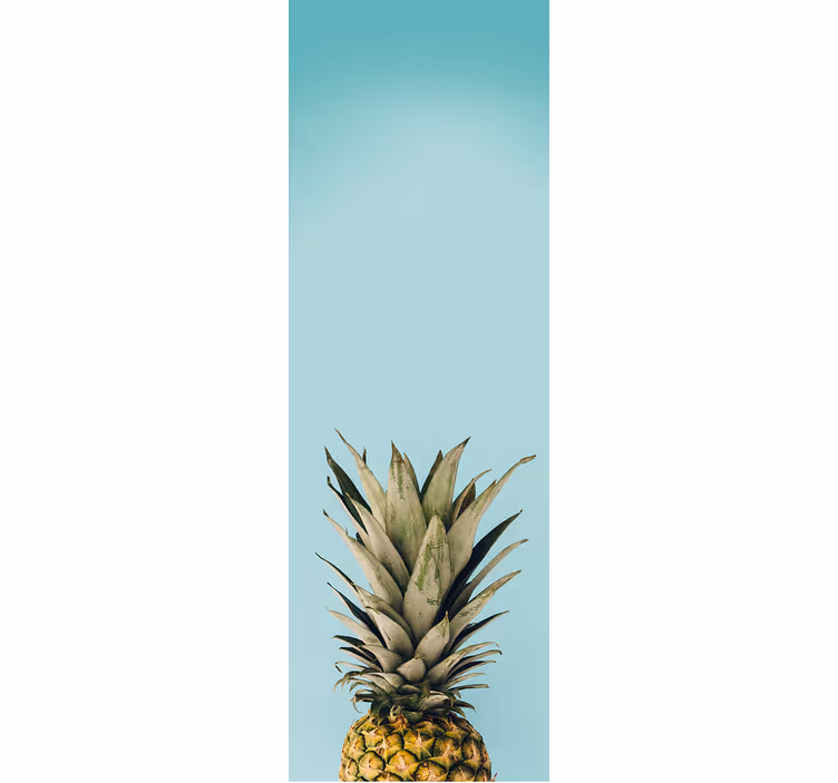 Rullgardin kök vinyle för kylskåp ananas - Tenstickers