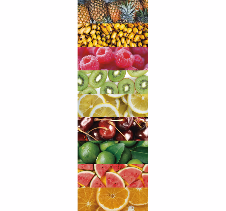 Rullgardin kök texturer frukter - Tenstickers