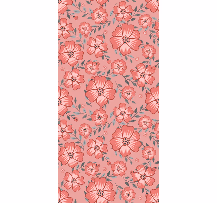 Rullgardin kök rosa prästkrage blomma - Tenstickers