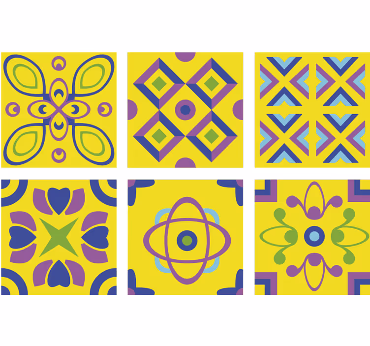 Rullgardin kök psykedeliska symmetrier - Tenstickers