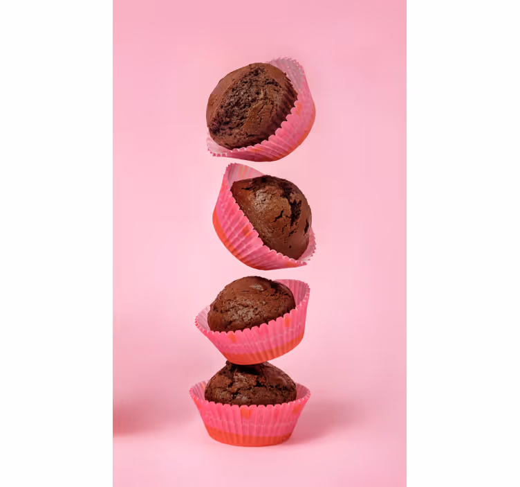 Rullgardin kök chokladmuffins - Tenstickers