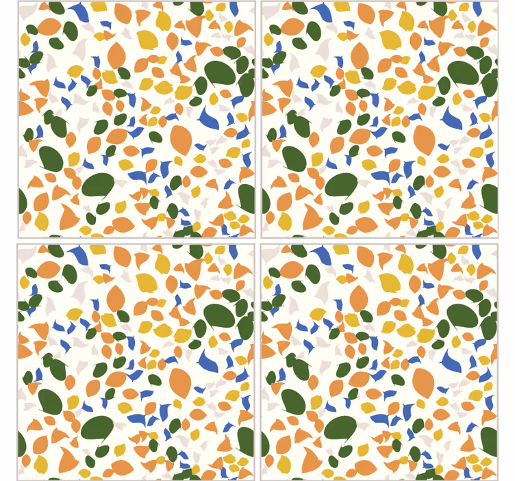 Rullgardin kök piastrelle terrazo - Tenstickers