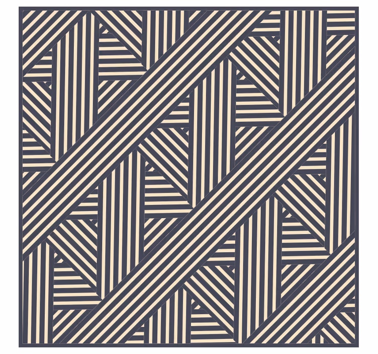 Rullgardin kontor vit och beige blårandig vinylmatta - Tenstickers