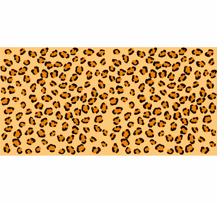 Cheetah print rullgardin sovrum - Tenstickers