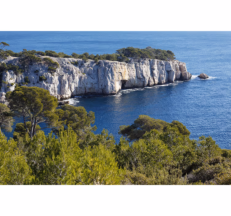 Rullgardin vardagsrum calanques från marseille - Tenstickers