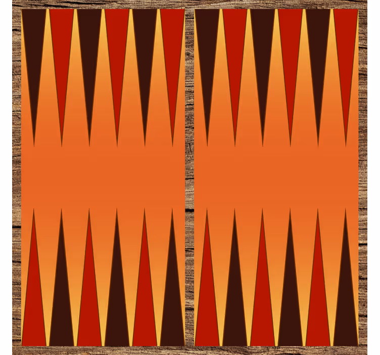 Rullgardin barn backgammon spelmatta - Tenstickers