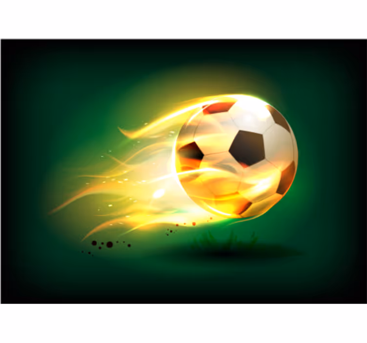 Rrullgardin barn cool fotboll i brand - Tenstickers