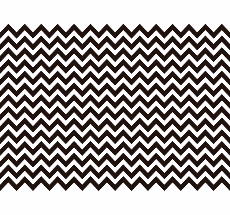 Rullgardin tonåringar zigzag randmönster - Tenstickers