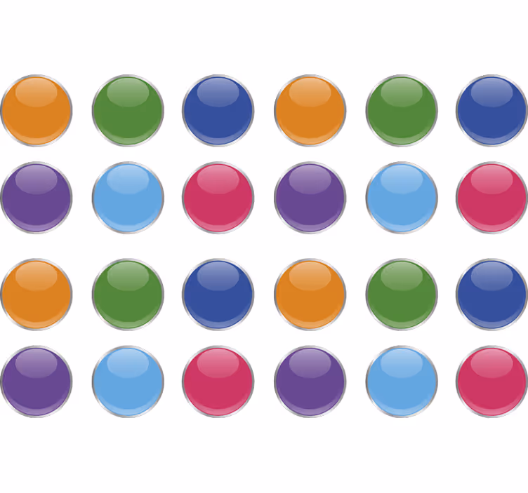 Rullgardin tonåringar geometriska 3d-toppar - Tenstickers