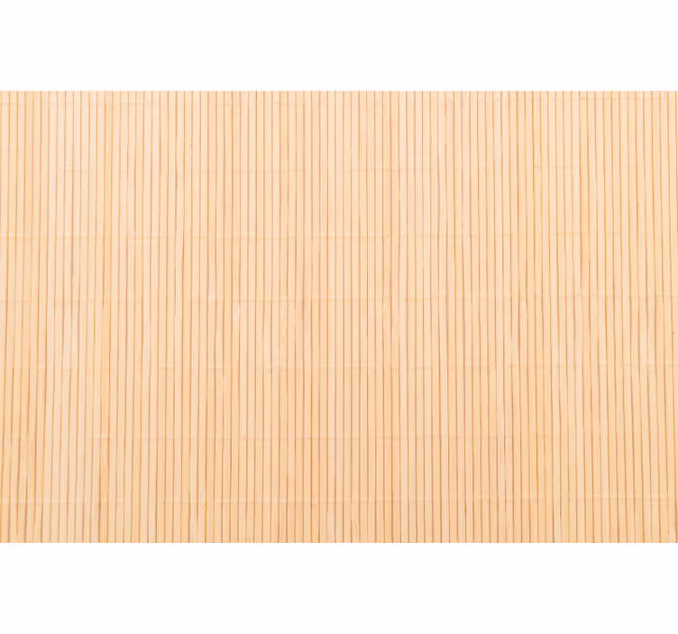 Rullgardin beige bambumönster - Tenstickers