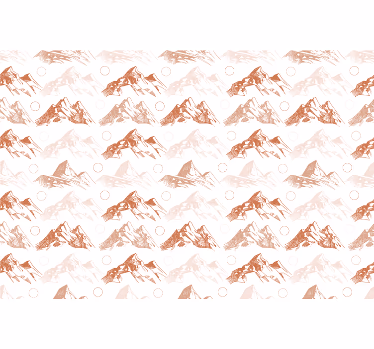 Vit rullgardin terracottamönster - Tenstickers