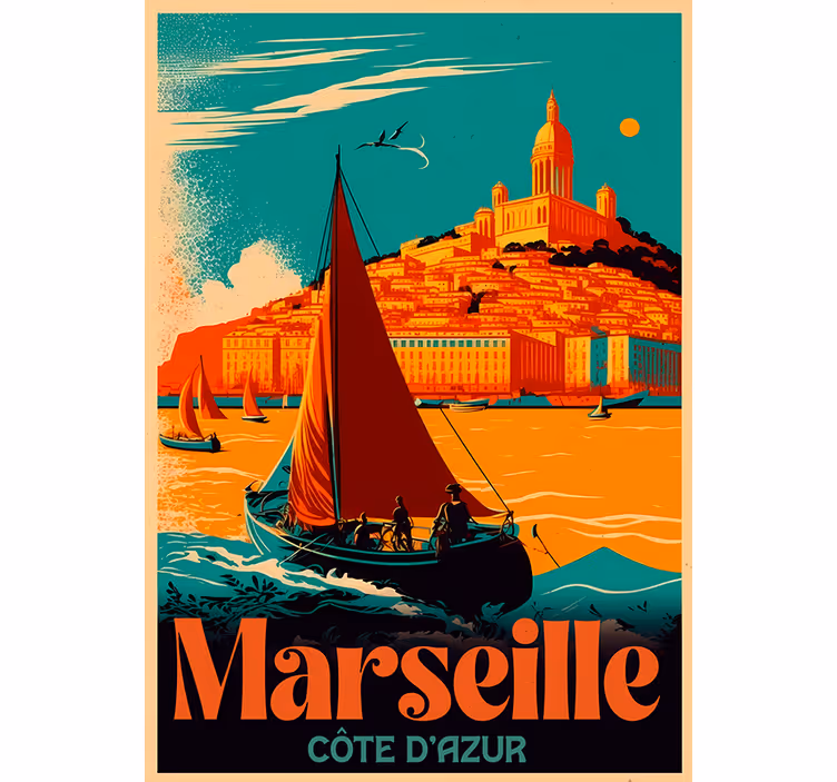 Rullgardin vintage marseille franska rivieran - Tenstickers