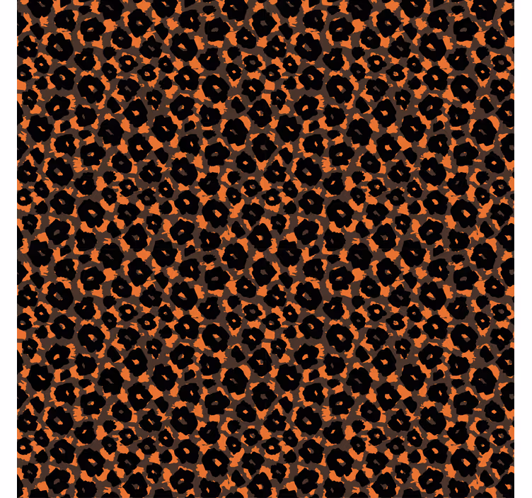 Svart rullgardin kalahari leopardimitation - Tenstickers