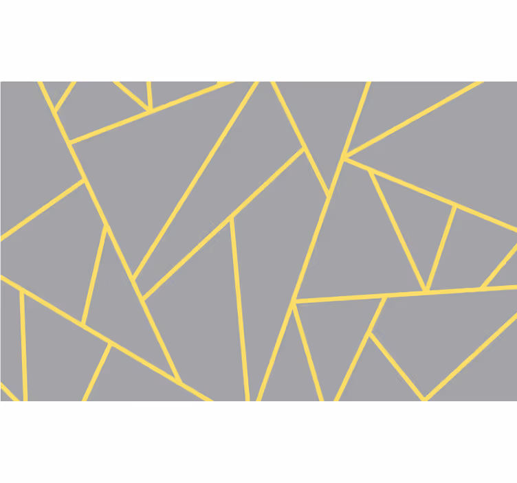 Rullgardin grå pantone trianglar två - Tenstickers