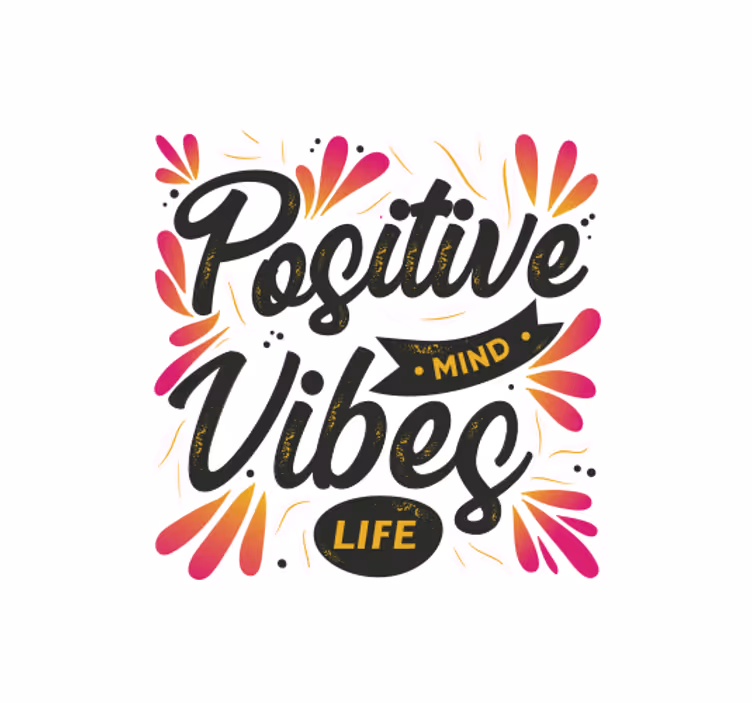 Rullgardin kontor positivt sinne positiva vibbar - Tenstickers