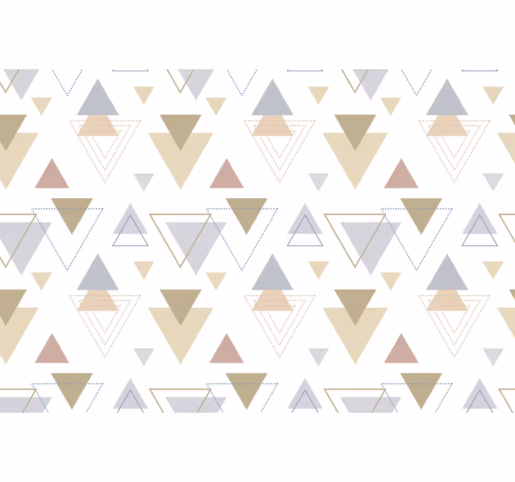 Rullgardin kontor geometrisk blå och gul nordisk stil - Tenstickers