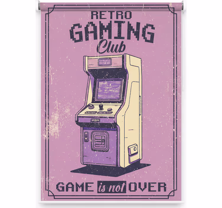 Rullgardin tonåringar retro spelklubb - Tenstickers