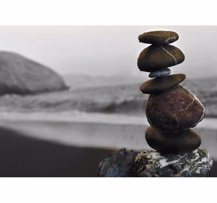Rullgardin zen zen tornstenar - Tenstickers
