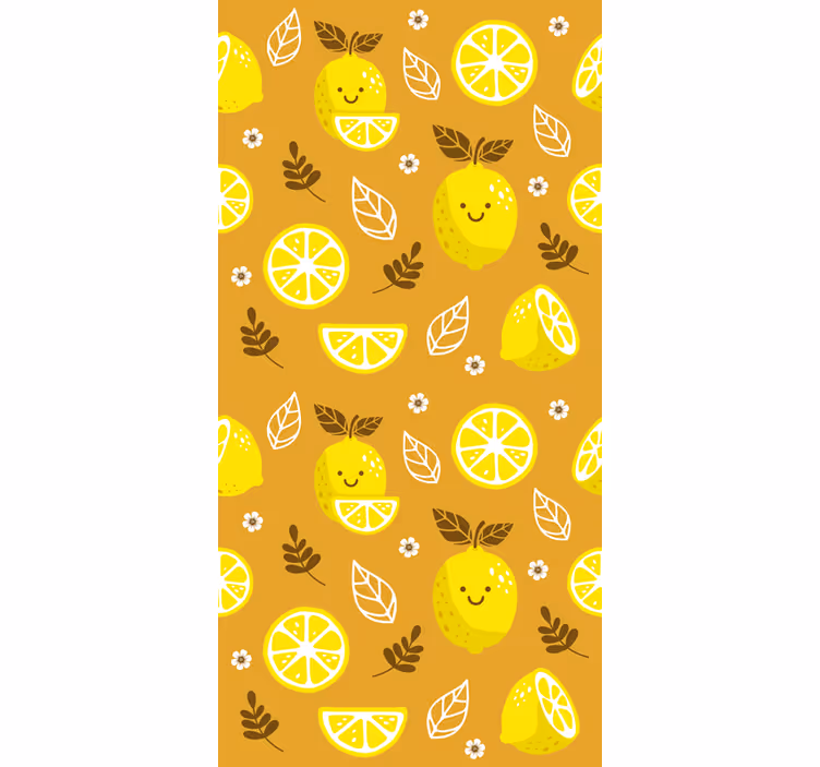 Rullgardin orange leende citroner samsung - Tenstickers