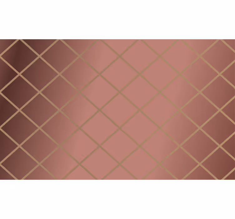 Rullgardin utomhus rosa med gyllene diamanter - Tenstickers