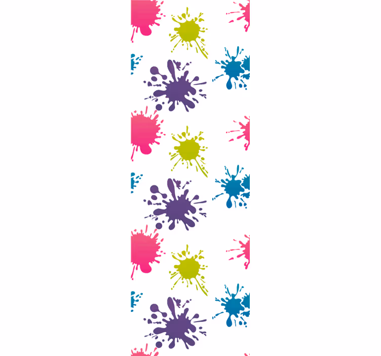 Rullgardin tonåringar multicolor splash - Tenstickers