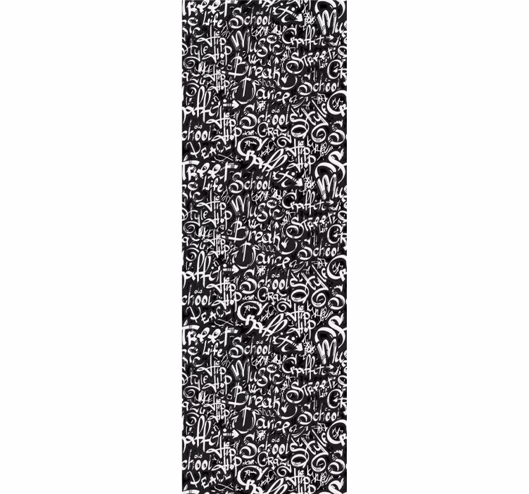 Rullgardin tonåringar graffiti tags design - Tenstickers