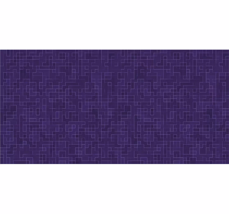 Rullgardin badrum abstrakt lila mosaik - Tenstickers