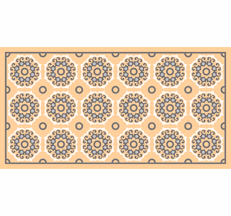 Rullgardin badrum beige och grå detaljerade linjer - Tenstickers