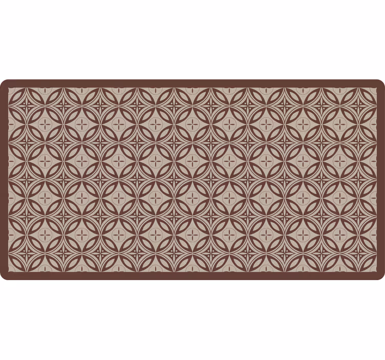 Rullgardin badrum vintage stil cementmönster - Tenstickers