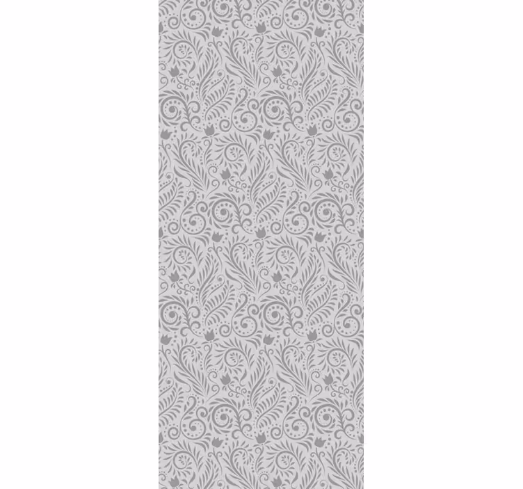 Rullgardin klassisk vintage blommor bakgrund - Tenstickers