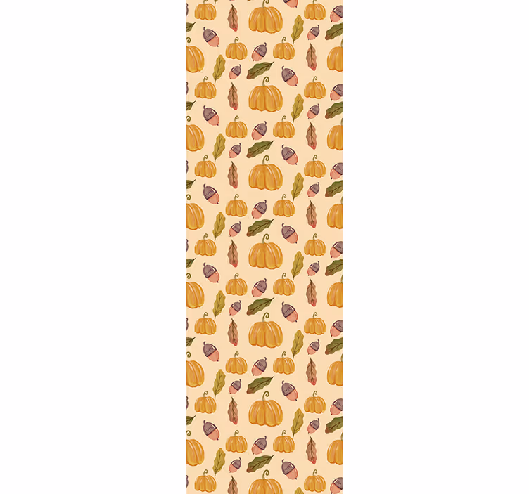 Rullgardin klassisk vintage pumpor och löv - Tenstickers