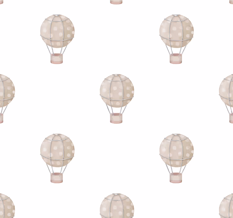 Rullgardin barnrum grå ballonger - Tenstickers