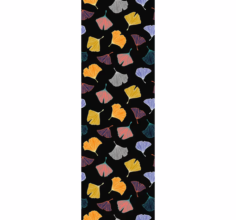 Rullgardin hall caltero ginkgo leaf - Tenstickers