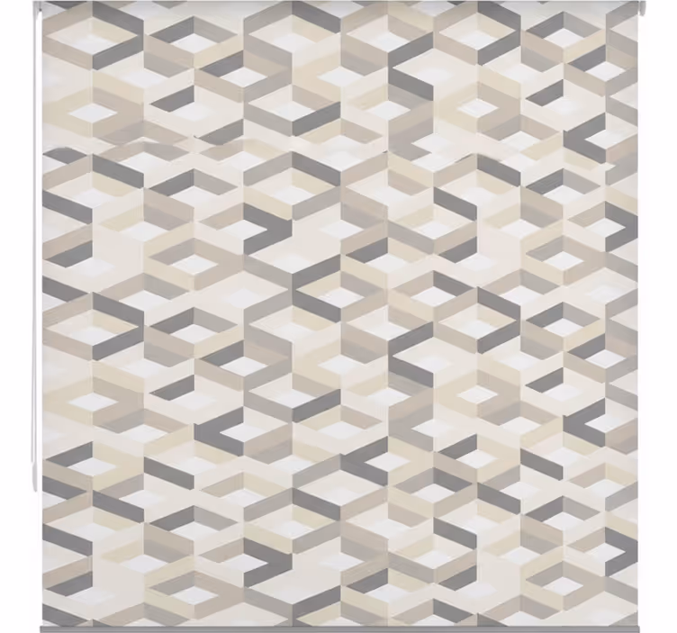 Rullgardin badrum minimal geometrisk - Tenstickers