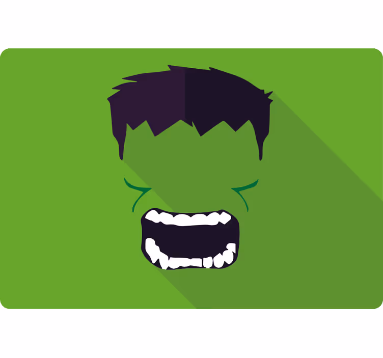 Rullgardin superhjälte grön - Tenstickers