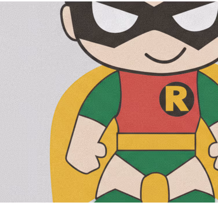 Rullgardin superhjälte robin på plats - Tenstickers