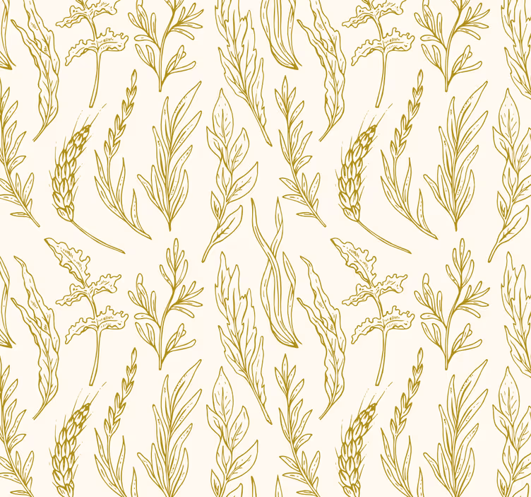 Gyllene vete elegant rullgardin - Tenstickers
